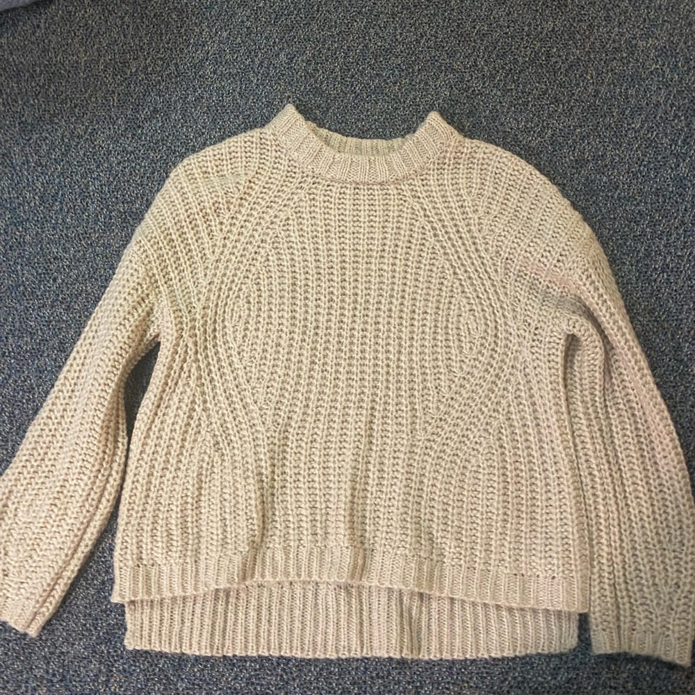 Mock turtle neck sweater